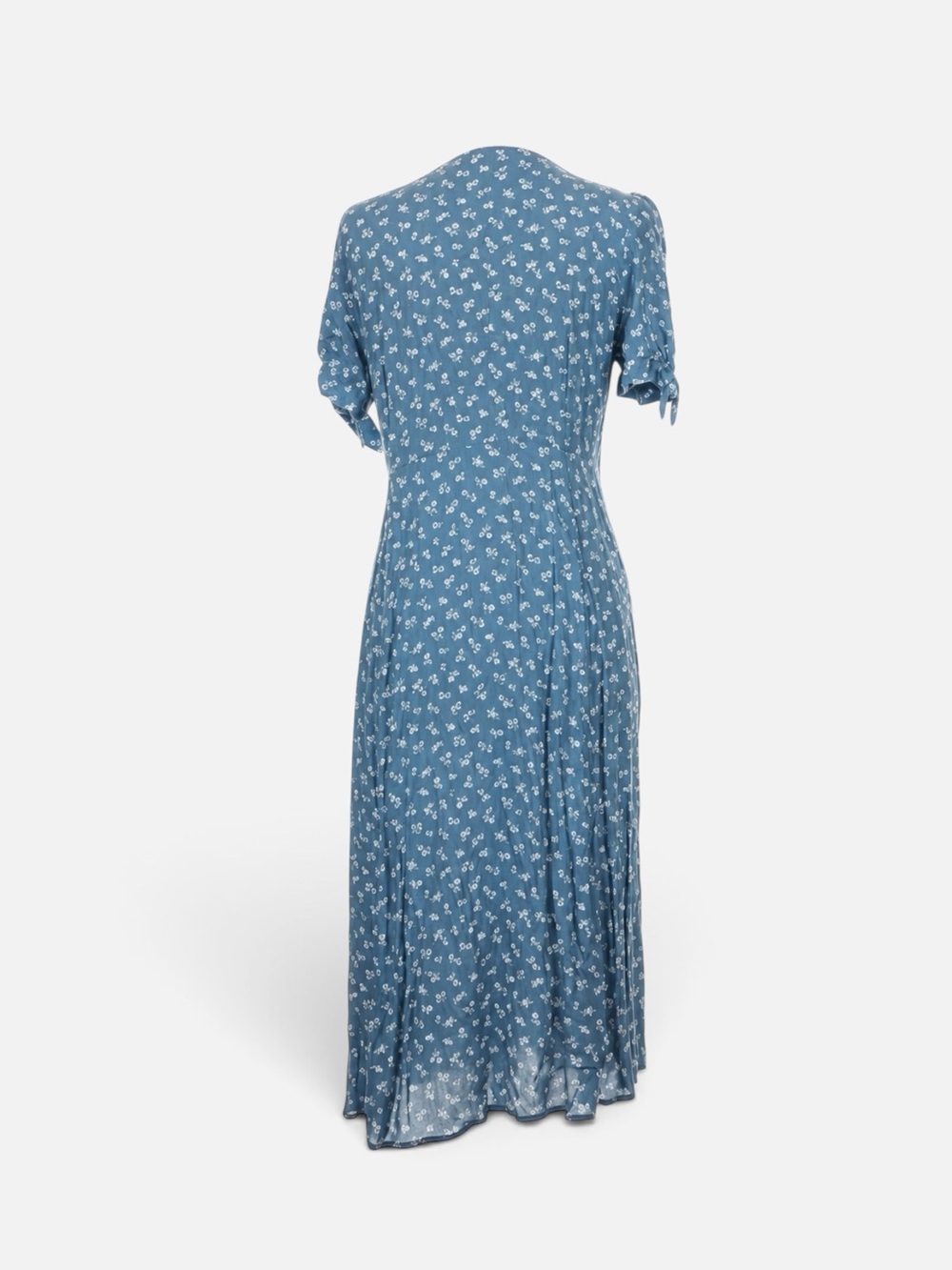 Sézane Vic Dress Mini Flowers in Blue White FR 44 / US 12 - Picture 9 of 12